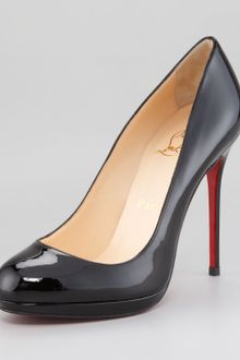 Christian Louboutin Filo Patent Leather Platform Pump - Lyst
