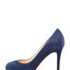 Christian Louboutin New Declic Suede Pump in Black - Lyst