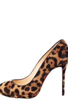 Christian Louboutin Filo Leopardprint Haircalf Red Sole Pump - Lyst