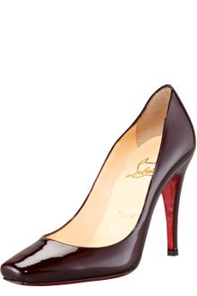 Christian Louboutin Particule Patent Pointed Pump - Lyst