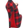 Christian Louboutin Lady Daf Tartan Mary Jane in Red - Lyst