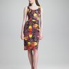 Erdem Edith Fitted Tank Dress in Multicolor (black) - Lyst