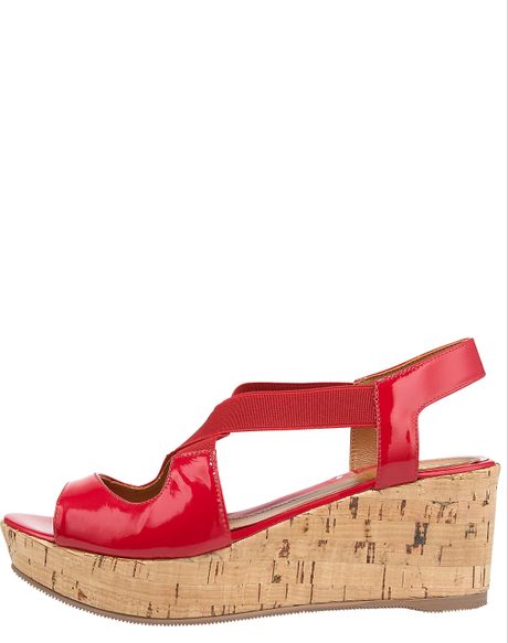 heels wedge sandals fendi heels fendi red criss cross low wedge sandal ...