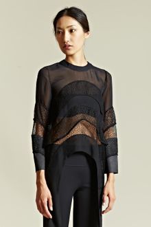 Givenchy Givenchy Womens Circle Curve Top - Lyst