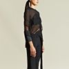Givenchy Givenchy Womens Circle Curve Top in Black - Lyst
