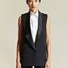 Givenchy Givenchy Womens Sleeveless Tuxedo Jacket in Black - Lyst