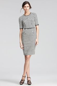 Jason Wu Belted Tweed Dress - Lyst