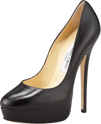 Jimmy Choo Eros Platform Leather Pump - Lyst