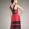 Narciso Rodriguez Swingy Contrast Dress in Multicolor (multi) - Lyst