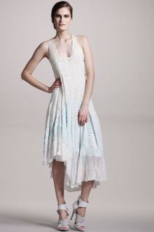 Narciso Rodriguez Dotweave Sleeveless Dress - Lyst