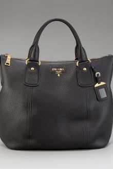 Prada Daino Double Handle Tote - Lyst