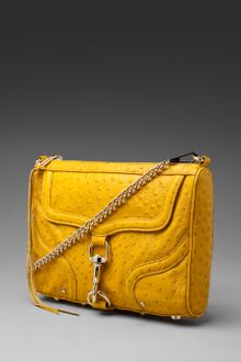 Rebecca Minkoff Ostrich Mac Bombe - Lyst