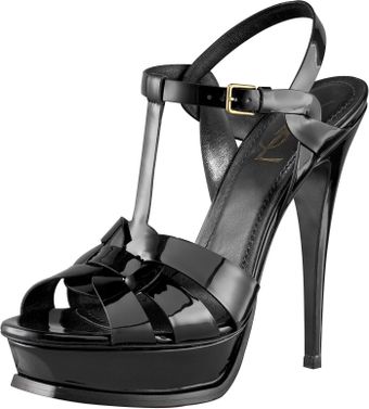 Yves Saint Laurent Tribute Platform Sandal - Lyst