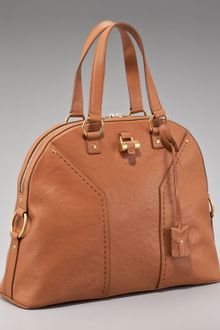 Yves Saint Laurent Muse Oversize Leather Tote - Lyst