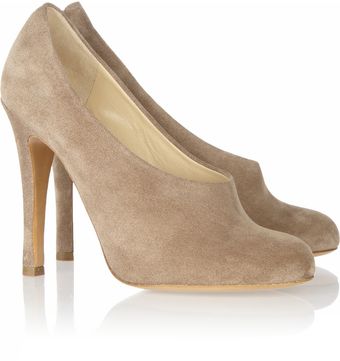 Chloé Lana Suede Pumps - Lyst