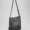 Valentino Rockstud Hobo Small in Black (poudre) - Lyst