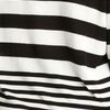 Vince Camuto Stripe Elbow Sleeve Sweater in Black (rich black) - Lyst