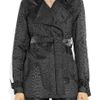 Yves Saint Laurent Metallic Leopard Jacquard Trench Coat in Animal (leopard) - Lyst