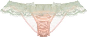 Agent Provocateur Pamelina Lace and Satin Briefs - Lyst