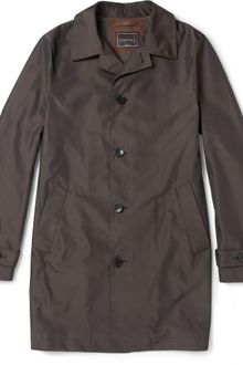 Canali Water Resistant Trench Coat - Lyst