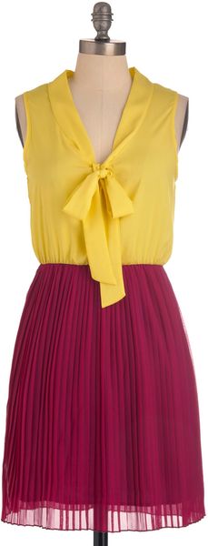 ModCloth Pleats Excuse Me Dress - Lyst