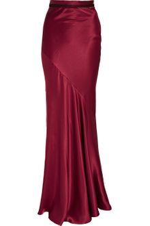 Roksanda Ilincic Biascut Silksatin Maxi Skirt - Lyst
