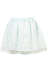 Topshop Lace Organza Prom Skirt