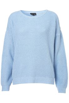 Topshop Knitted Textured Grunge Jumper - Lyst