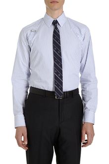 Alexander McQueen Striped Harness Shirt - Lyst