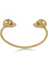 Alexander McQueen Swarovski Crystal Doubleskull Bracelet