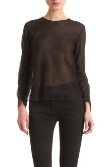 Ann Demeulemeester Curved Sleeve Top - Lyst