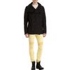Balmain High Collar Peacoat in Black for Men - Lyst