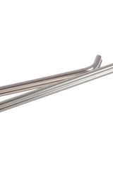 Barneys New York Thin Double Ridged Silver Tie Bar