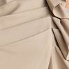 Calvin Klein Side Ruffle Woven Sheath Dress in Beige (khaki) - Lyst