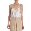 Chloé Gathered Camisole in White (ivory) - Lyst