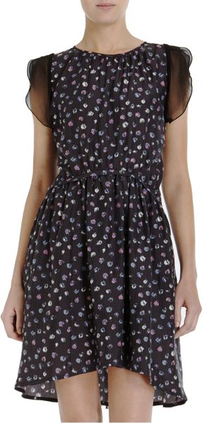Girl. By Band Of Outsiders Fuzzy Print Dress - Lyst