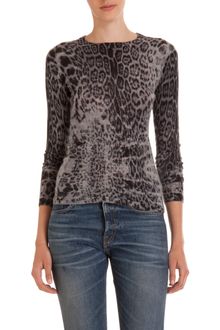 Golden Goose Deluxe Brand Leopard Crewneck Sweater - Lyst