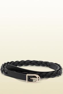 Gucci Braided Belt with Spur Buckle - Lyst