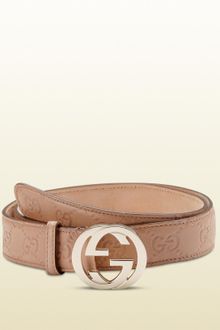 Gucci Belt with Interlocking G Buckle - Lyst