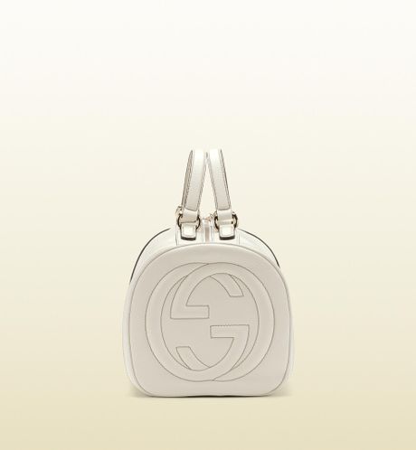 gucci white soho bag
