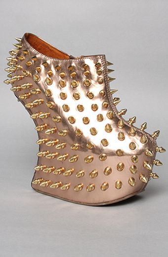 Jeffrey Campbell The Shadow Spike Bootie in Rose Gold Exclusive - Lyst