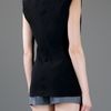 Lanvin Silk Waistcoat in Black - Lyst