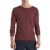 Massimo Alba Horizontal Bar Stripe Sweater in Red for Men (navy) - Lyst
