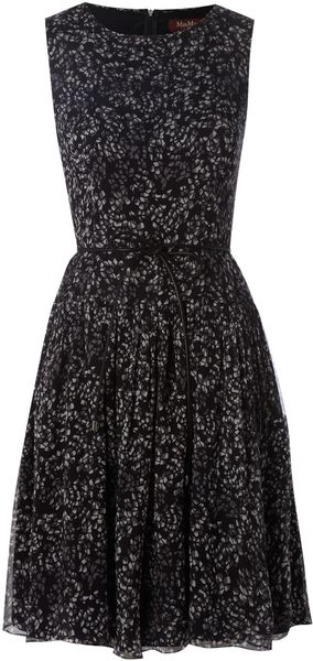 Max Mara Studio Uruguay Drop Waist Dress - Lyst