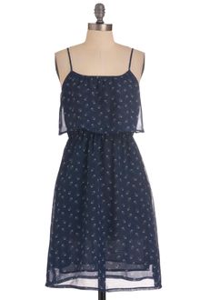 ModCloth So Call Me Navy Dress - Lyst