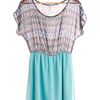 Modcloth Sea Blue Diamond Dress in Multicolor (sea) - Lyst