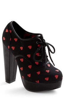 ModCloth Be Boldhearted Heel - Lyst