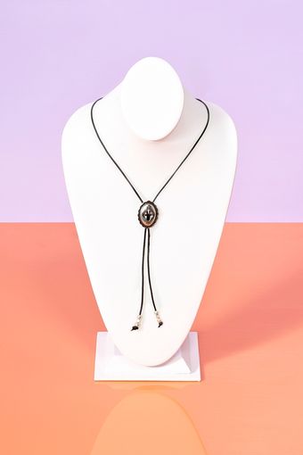Nasty Gal Chained Bolo Necklace - Lyst