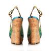 Nine West Laffinplay3 Wedges in Green - Lyst
