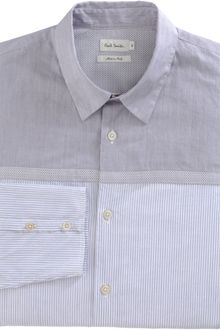 Paul Smith Patchwork Stripe Sport Shirt - Lyst
